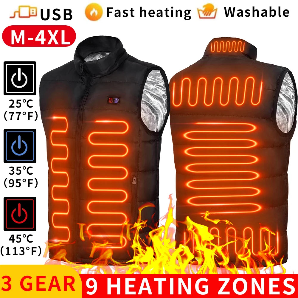 Heated Vest Zones Electric Heated Jackets
