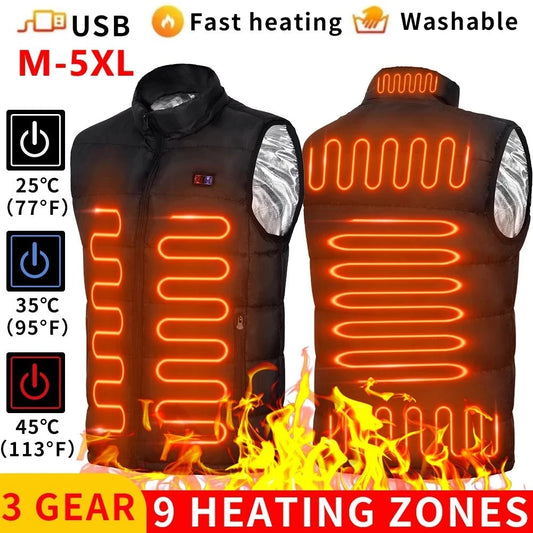 Heated Vest Zones Electric Heated Jackets