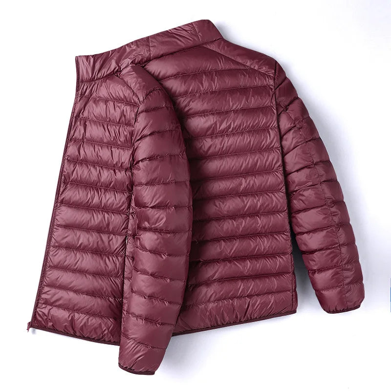 Mens  Portable Ultra Light Thin  White Duck Down Jackets