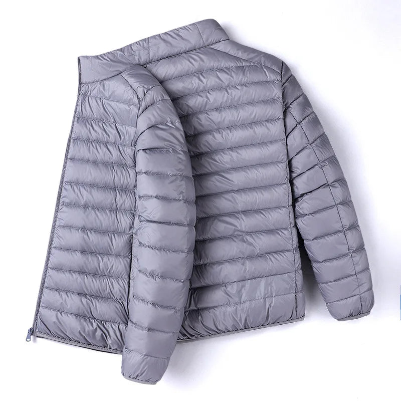 Mens  Portable Ultra Light Thin  White Duck Down Jackets