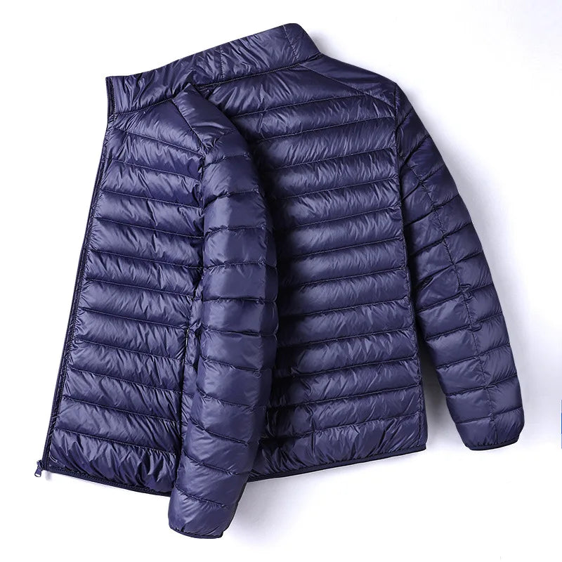 Mens  Portable Ultra Light Thin  White Duck Down Jackets