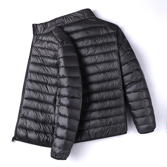 Mens  Portable Ultra Light Thin  White Duck Down Jackets